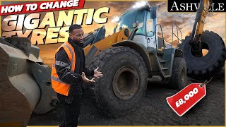 How To Change GIANT TYRES on MEGA MACHINES [upl. by Nylsirk]