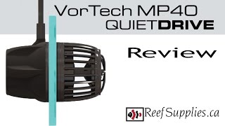 Ecotech Marine Vortech MP40wQD Quietdrive Video Review [upl. by Elladine750]