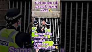 SI ABANG JAGO SOK GARANG😱 LANGSUNG KICEP 🤣 wawaistory polisibaik vidioviral [upl. by Severson955]