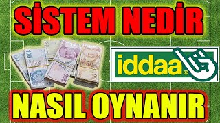 İDDAA SİSTEM NEDİR SİSTEM KUPON NASIL OYNANILIR 2022 İDDAA TAHMİNLERİ İddaa Nasıl Oynanılır [upl. by Elkraps]