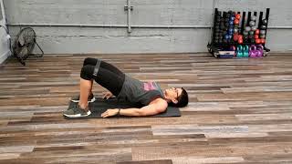 Banded Glute Bridge with Abduction Pulses [upl. by Shirley]