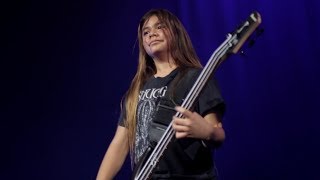 KORN  Tye Trujillo Solo Bass w Ray Luzier Teatro Caupolicán Santiago Chile 21042017 [upl. by Yeblehs]