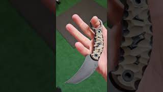 The Half Face Blades Karambito karambit bito hfb fixedblade edc knife idaho pirates pirate [upl. by Leavy225]