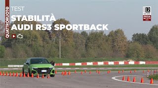 Audi RS3 Sportback 2021 la prova di stabilità [upl. by Maurilla748]