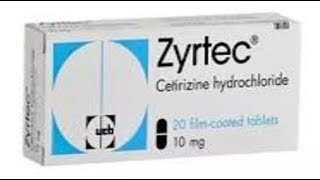 زيرتك 10 اقراص شراب نقط للحساسية Zyrtec Drug [upl. by Ierdna811]