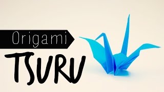 Origami crane tsuru instructions [upl. by Katerina279]