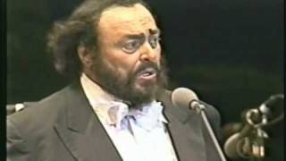 Luciano Pavarotti Live in Porto Alegre Brazil [upl. by Ahsienel]