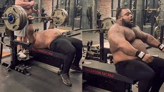 Julius Smashes New Bench Press PR [upl. by Sterner]