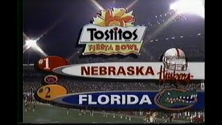 1996 Fiesta Bowl Nebraska vs Florida [upl. by Airdnal]