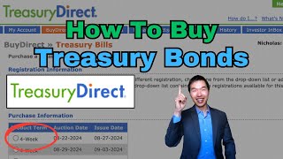 How to Buy TREASURY BONDS on TreasuryDirect Tutorial [upl. by Giltzow]