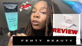 Fenty Beauty Invisimatte Instant Setting  Blotting Power and Elf Power Grip Primer Review [upl. by Gardia]