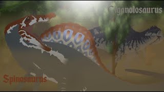 Spinosaurus Vs Giganotosaurus Cancelled [upl. by Naicul]