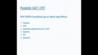 Podatki VAT i PIT  Matematyka Szkoła Podstawowa [upl. by Akers900]