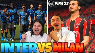 INTER VS MILAN I FIFA 22 [upl. by Gearalt447]