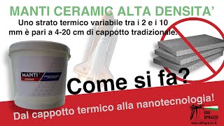 Manti Ceramic alta densità  Cappotto termico alla nanotecnologia  finitura lamato  bonus 110 [upl. by Salvay785]