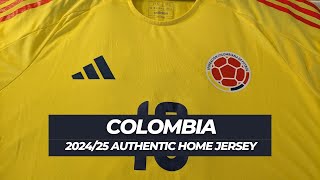 Colombia 202425 Authentic Home Jersey Review [upl. by Chaudoin]