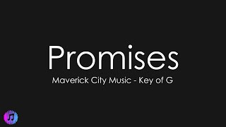 Promises  Maverick City  Piano Karaoke Key of G [upl. by Yenahs]