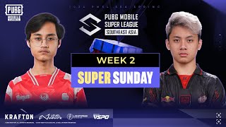 ID PUBG MOBILE SUPER LEAGUE SEA SPRING 2024 WEEK 2  SUPER SUNDAY  FT BTR AE VPE TALN DX [upl. by Converse172]