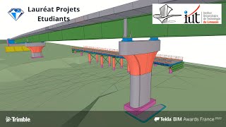 Tekla BIM Awards France 2022  IUT LIMOUSIN  Ouvrage dart non courant Viaduc de la Corrèze [upl. by Flanigan]