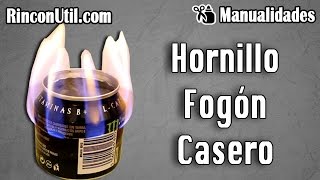 Hornillo casero ó Fogón casero  Calentador casero [upl. by Rez]