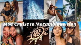 VLOG Trip to Mozambique on the MSC cruise 🚢 South African Youtuber 🇿🇦 Andiles World [upl. by Atina]