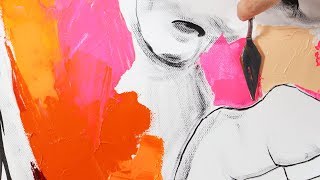 How to make acrylics work and look like oils [upl. by Stephanie]