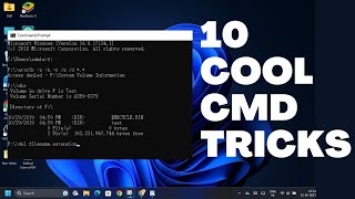 10 Cool Cmd Tricks to Impress Friends [upl. by Karub]