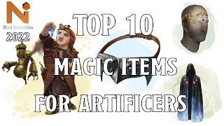 Top 10 Magic Items For Artificers in DampD 5e  Nerd Immersion [upl. by Roxie]