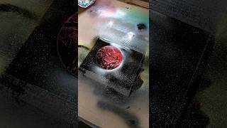 Spray Paint Space Planet Painting  Mars [upl. by Chiaki]