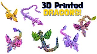 Awesome 3D Printed Dragons [upl. by Daffy]