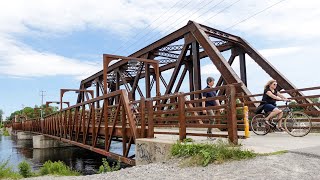 Trans Canada Trail  Rail Bridge Peterborough ON  June 2022 [upl. by Natsirk]