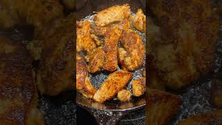 Simple Blackened Chicken Tenders with Creamy Balsamic Deglaze Recipe in Under a Minute Face Reveal [upl. by Sitarski]