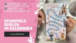 Sparspiele amp Challenges💜Neues von Omabellbudgeting🐨3 Januarwoche💜umschlagmethode [upl. by Theurer585]