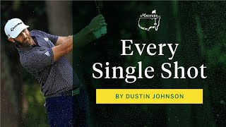 Every Shot From Dustin Johnsons Final Round  The Masters [upl. by Elgna]