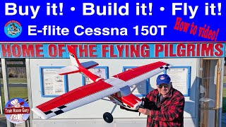 Buy it • Build it • Fly it • E flite Cessna 150T ✈️ [upl. by Llertnauq329]