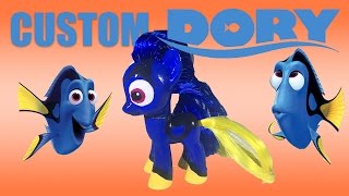 Custom FINDING DORY MLP My Little Pony Tutorial [upl. by Dolly383]