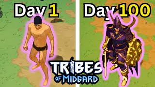 I played 100 days of Tribes of Midgard [upl. by Carmena904]