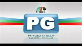 MTRCB Rated PG Graphic HD ABSCBN before EBoy [upl. by Oicnoel]