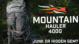 Junk or Hidden Gem Review on Sitkas Mountain Hauler 4000 Frame Pack [upl. by Uird452]