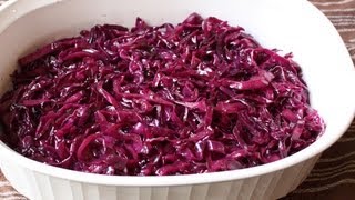 Braised Red Cabbage Recipe  Sweet amp Sour Braised Red Cabbage Side Dish [upl. by Atikal]