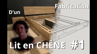 comment fabriquer un lit en chêne épisode 1 [upl. by Haroppizt]