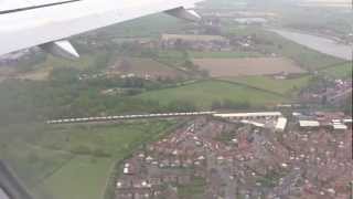 Landing at Robin Hood Doncaster Sheffield Airport  18th May 2012 720 HD [upl. by Constant138]