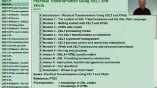 IntroductionOverview  1 of 3  Practical Transformation Using XSLT and XPath Video [upl. by Melba12]