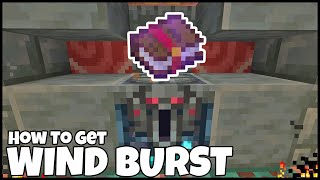 How To Get WIND BURST ENCHANTMENT In MINECRAFT [upl. by Valina951]