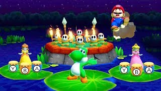 Mario Party The Top 100 Minigames  Yoshi Peach Daisy Mario All Minigames Master Cpu [upl. by Roybn296]