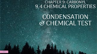 94 Chemical Properties  Condensation amp Chemical Test [upl. by Samuele]