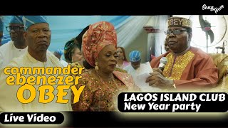 Ebenezer Obey Live at Lagos Island Club New Year Party and Inauguration of New Members Dec 2023 [upl. by Cosmo]