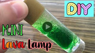 How to make a simple mini LavaLamp EASY [upl. by Medarda]