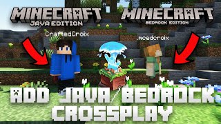 How to add JAVABEDROCK Crossplay to your Minecraft Server GeyserMC Tutorial  Super Easy [upl. by Thoer]