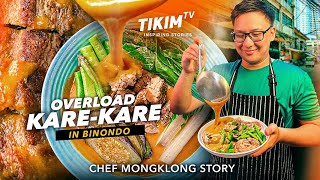 KARE KARE OVERLOAD sa Binondo Manila Lechon Baka Pata Kare kare  Chef Monklong Story  TIKIM TV [upl. by Anirual18]